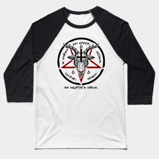 BAPHOMET - SIGIL OF SATAN - THE OCCULT Baseball T-Shirt